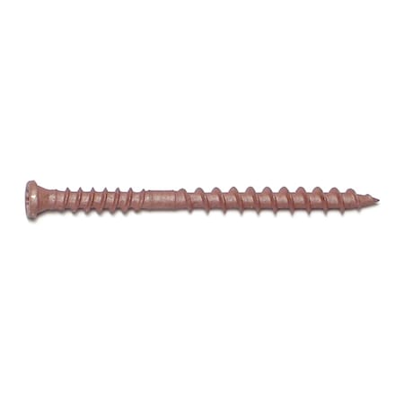 Deck Screw, #10 X 2-1/2 In, Steel, Pan Head, Torx Drive, 2000 PK